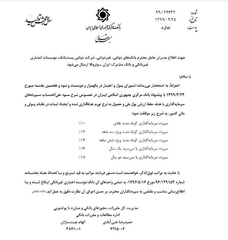  سود بانک ها در سال 1401 چقدر است ؟ بیشترین و کمترین سود بانکی در سال 1401