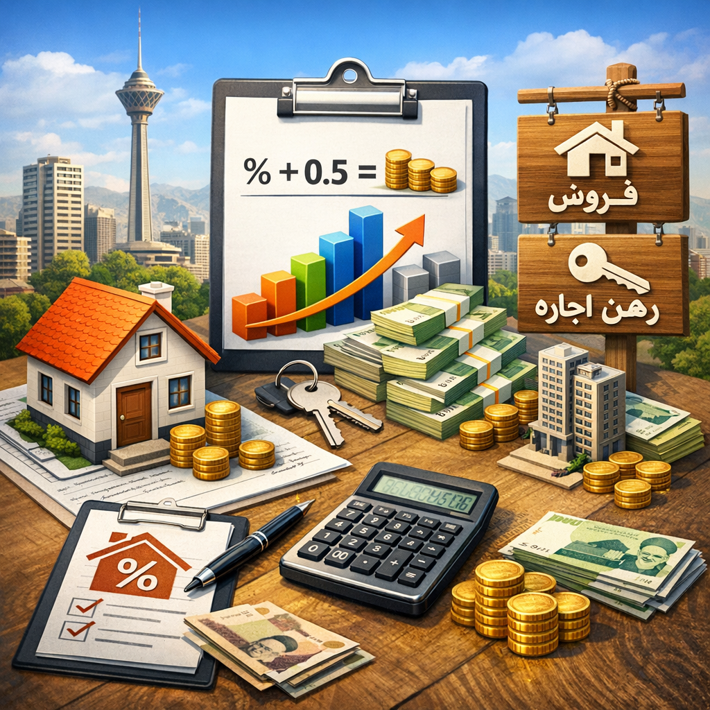 محاسبه حق کمیسیون املاک تهران 1404 + محاسبه آنلاین محاسبه حق کمیسیون املاک تهران 1404 + محاسبه آنلاین