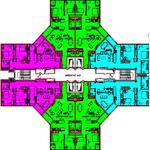 پلان برج های تیپ C پروژه شهید خرازی