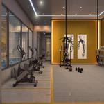 نمای 3D مشاعات پروژه تندیس اقاقیا