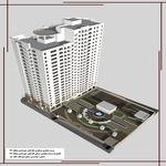 نمای پروژه ونوس هوم لند دریاچه چیتگر