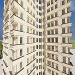 نمای پروژه ونوس هوم لند شهرداری منطقه 22