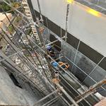 انجام سفید کاری نما پروژه آفتاب مهتاب نفت-آبان 1403