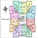 نقشه واحدهای پروژه نارنجستان 5