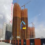 پیشرفت برج حفاظت شهرک چیتگر پروژه الماس سال 96