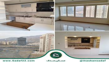 اپارتمان 3کله نور نقشه عالی دو خواب برج های ممتاز اسمان