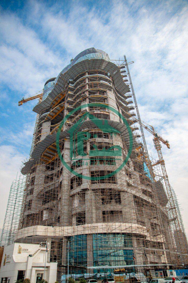 پیشرفت برج تجاری اداری لکسون در آبان 98
