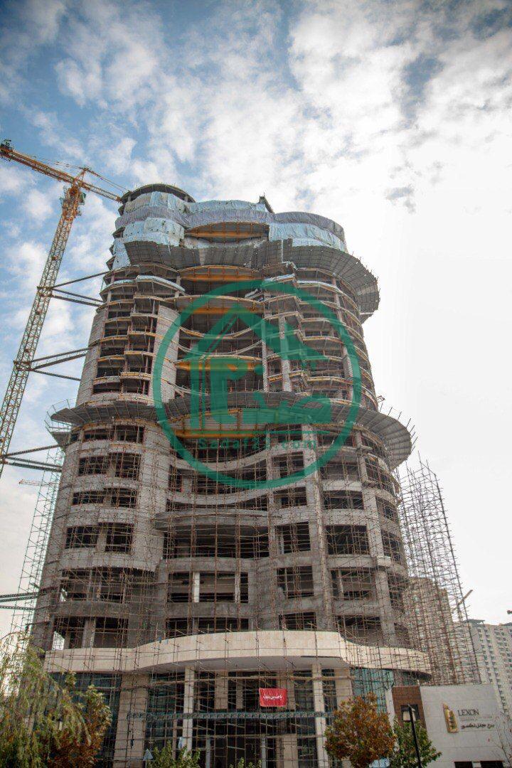 پیشرفت برج لکسون در آبان 98