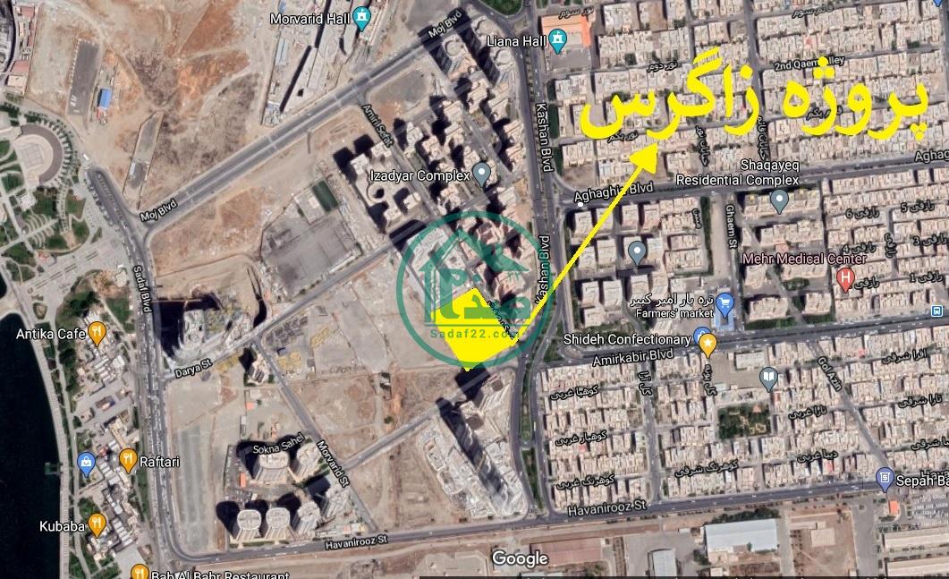 موقعیت مکانی پروژه زاگرس