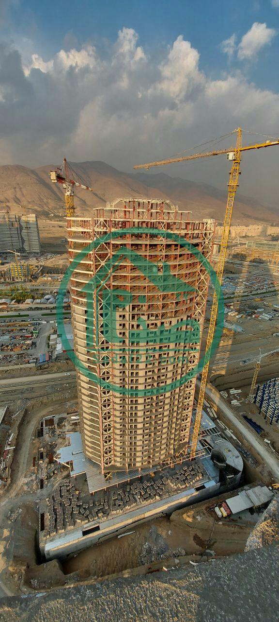 اسکلت برج نیرو زمینی شهرک چیتگر