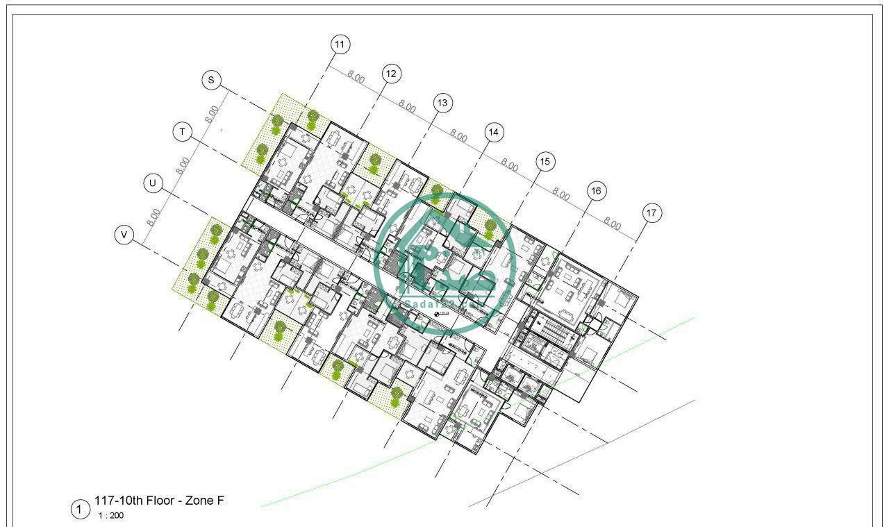 نقشه پروژه شمشاد سایت پارک