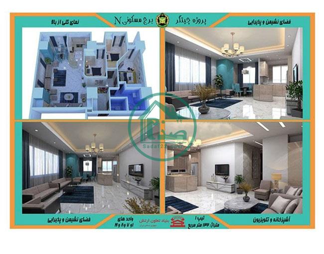 برج N پهنه بی چیتگر