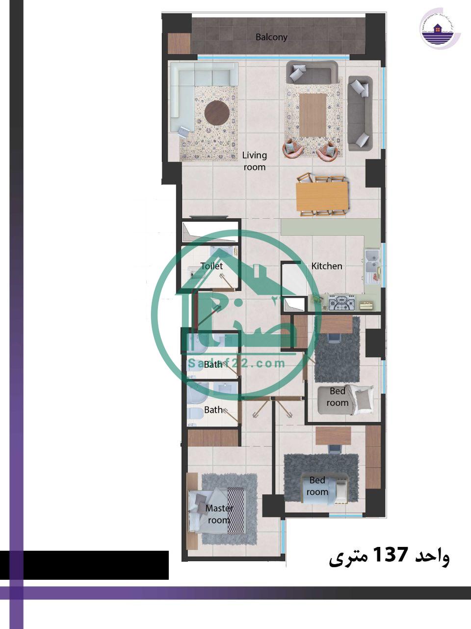 پلان واحدهای پروژه میلان