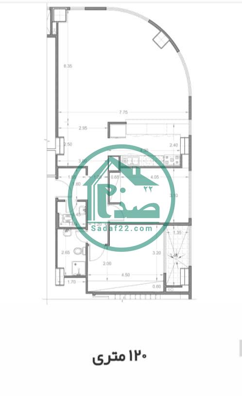 نقشه واحدهای پروژه مرجان