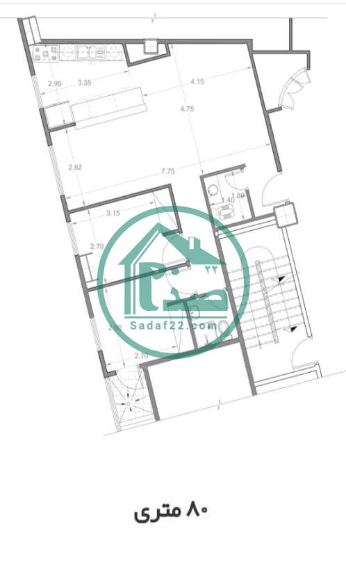 نقشه واحدهای پروژه مرجان