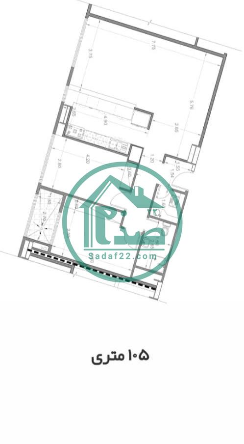 نقشه واحدهای پروژه مرجان