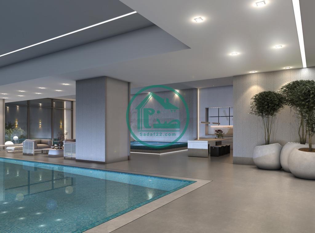 نمای 3D مشاعات پروژه تندیس اقاقیا