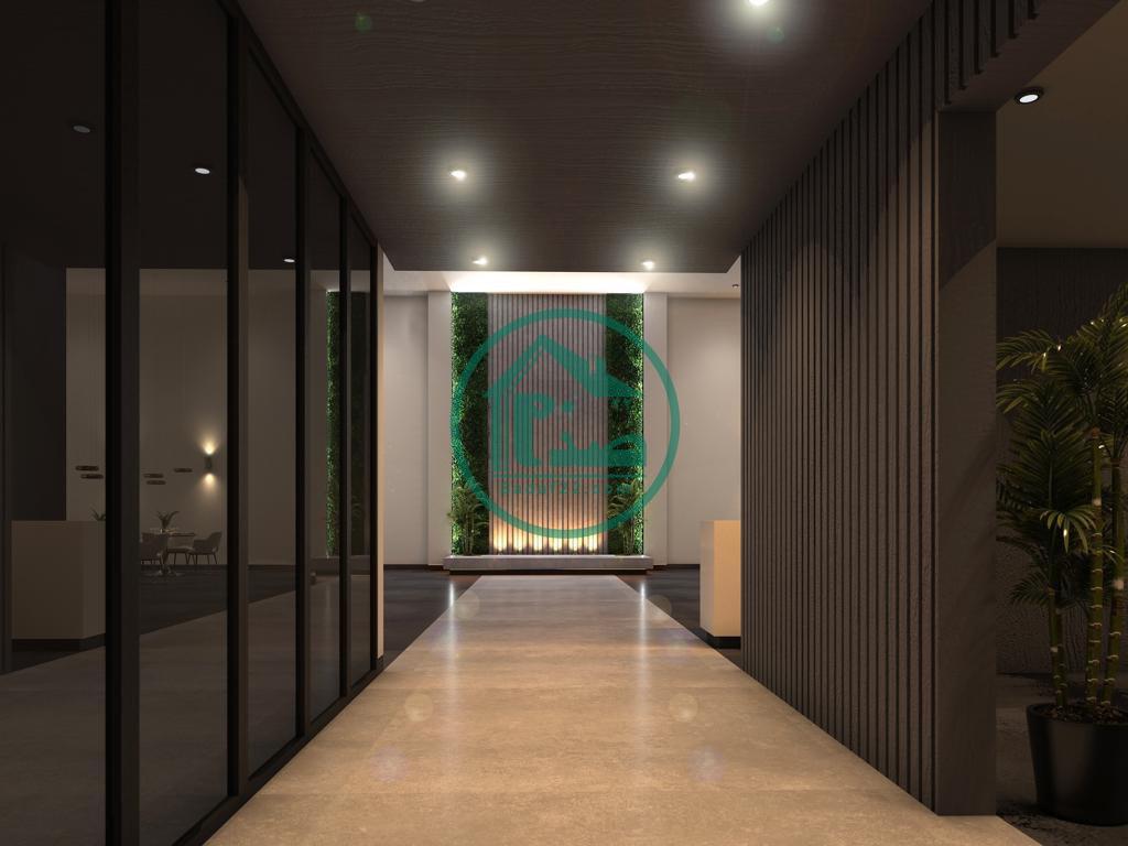 نمای 3D مشاعات پروژه تندیس اقاقیا