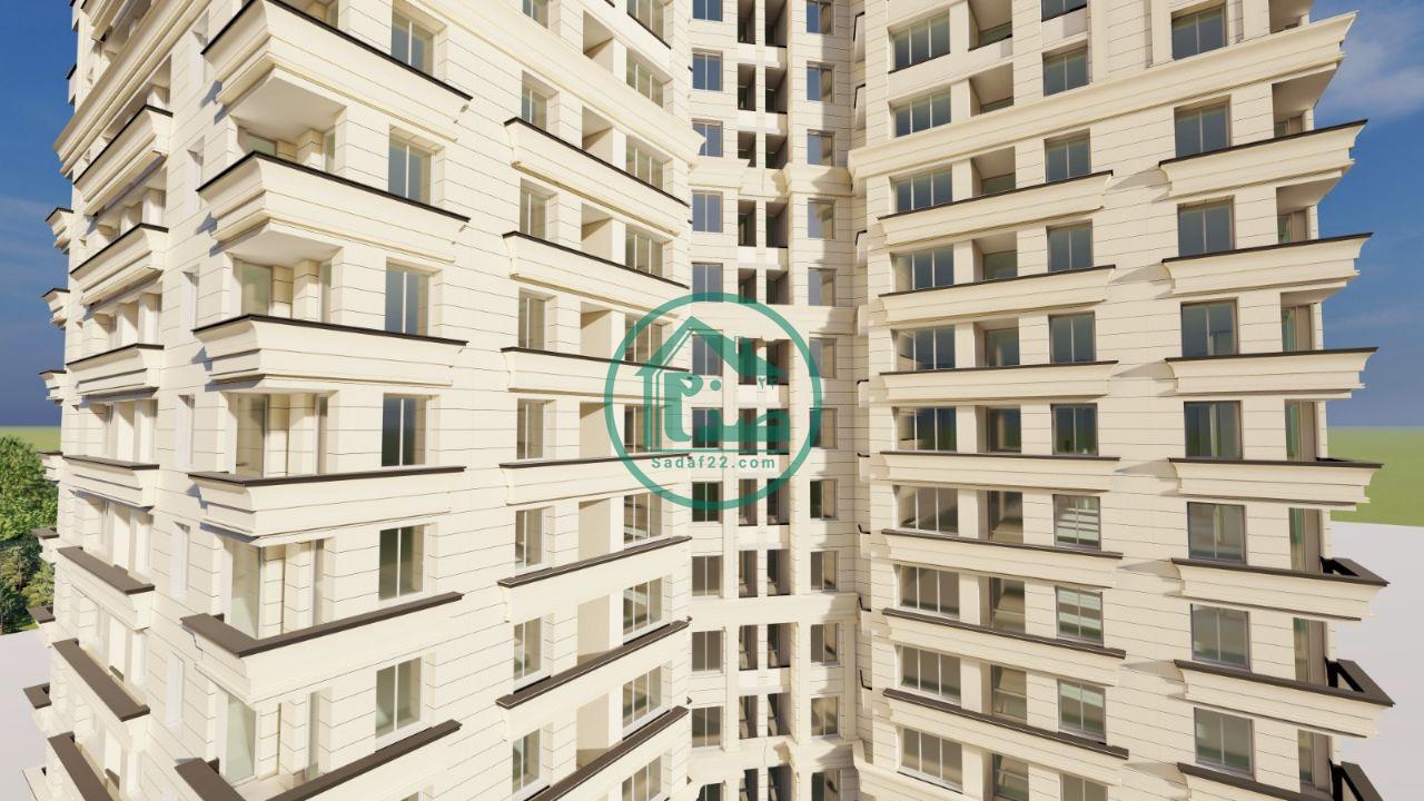 نمای پروژه ونوس هوم لند شهرداری منطقه 22