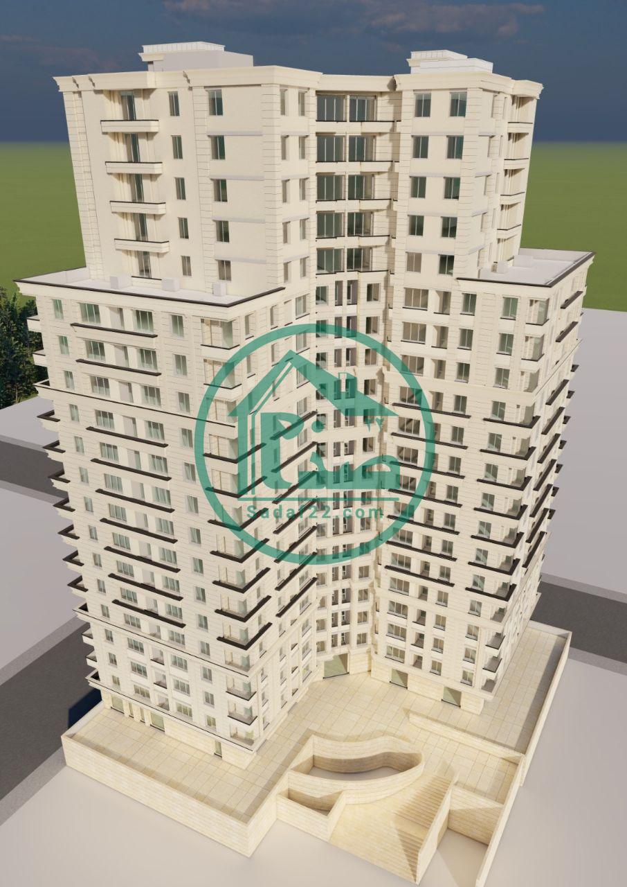 نمای پروژه ونوس هوم لند شهرداری منطقه 22