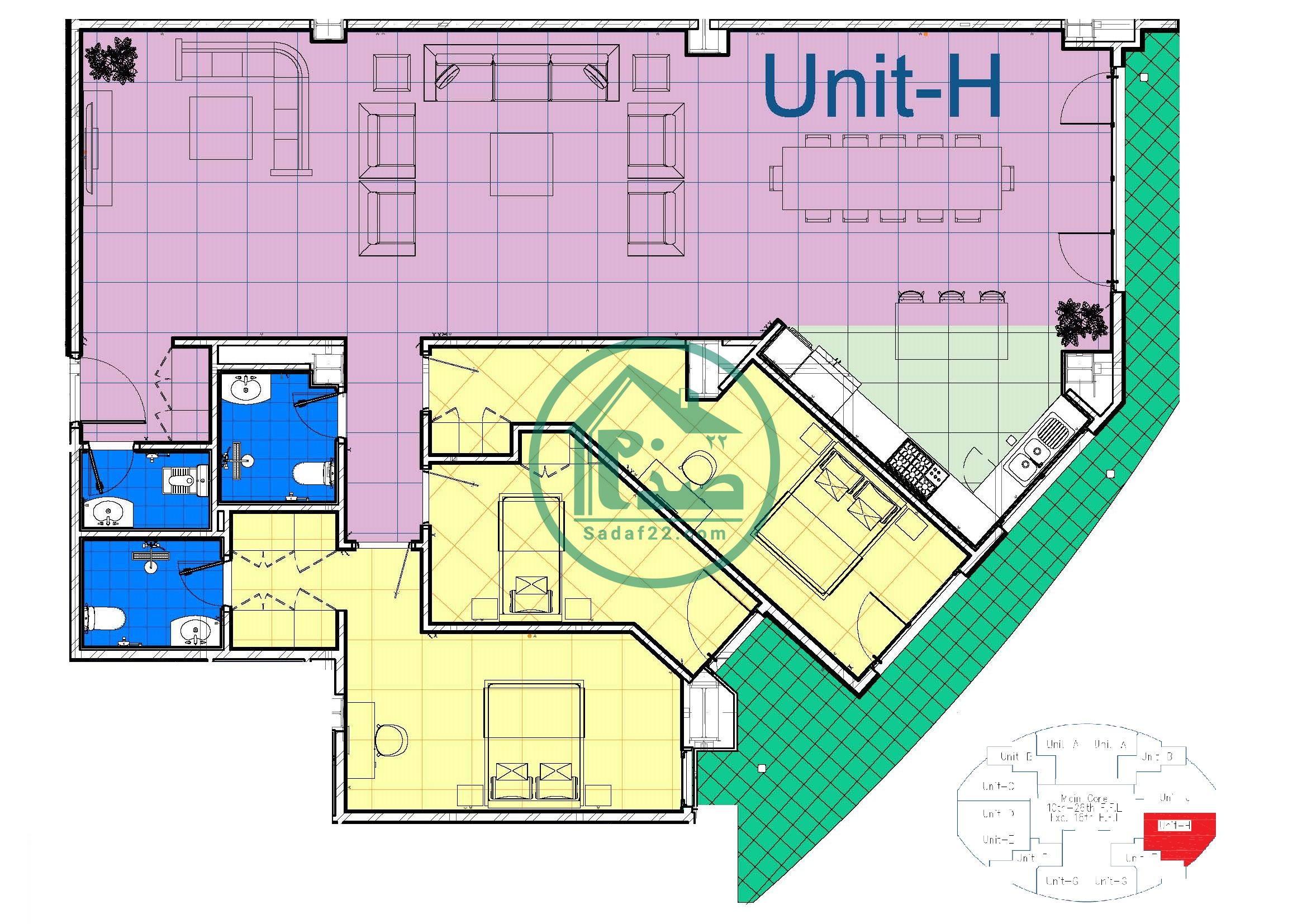 پلان چیدمان پروژه نارنج8-نپاسازه