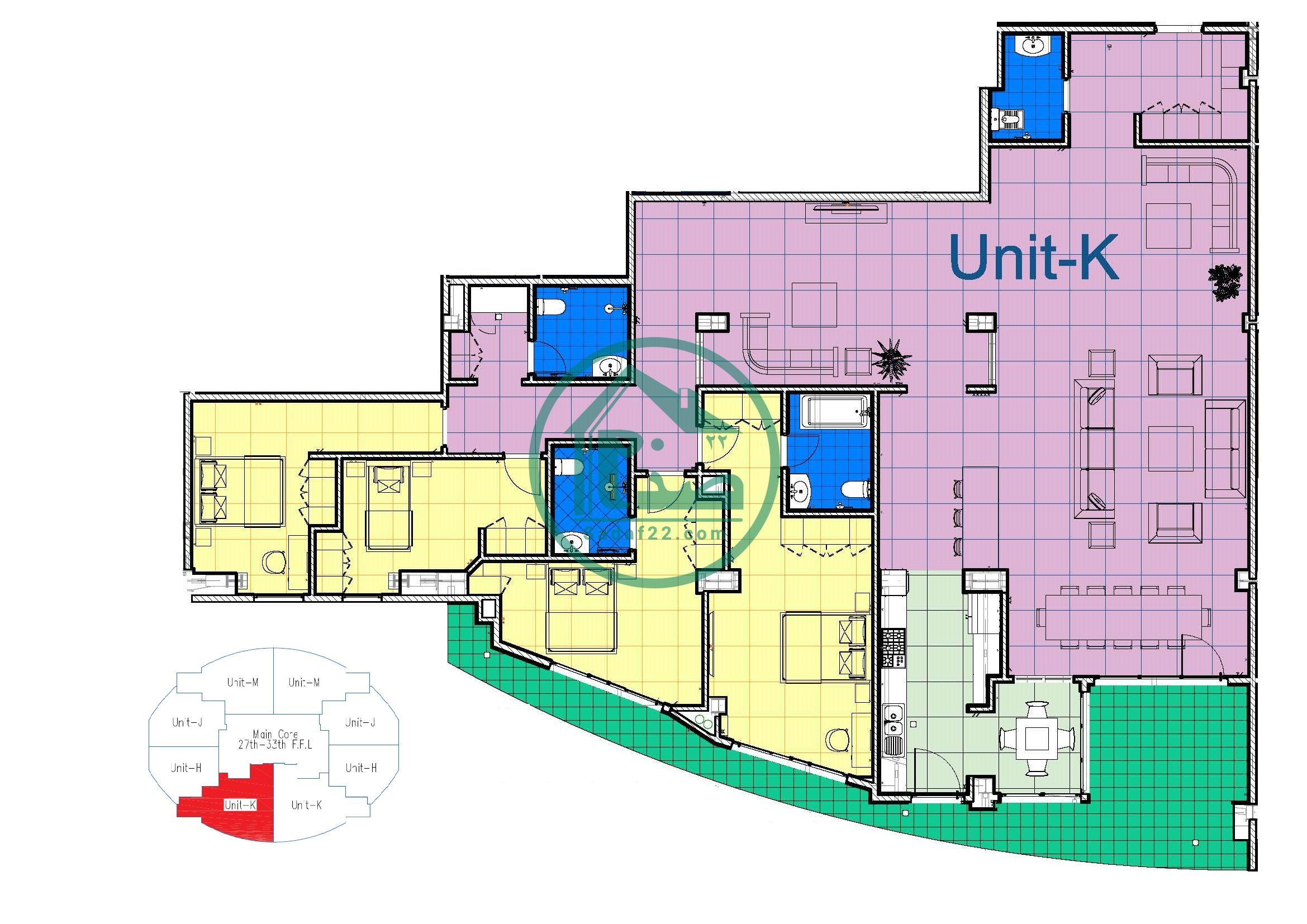 پلان چیدمان پروژه نارنج8-نپاسازه