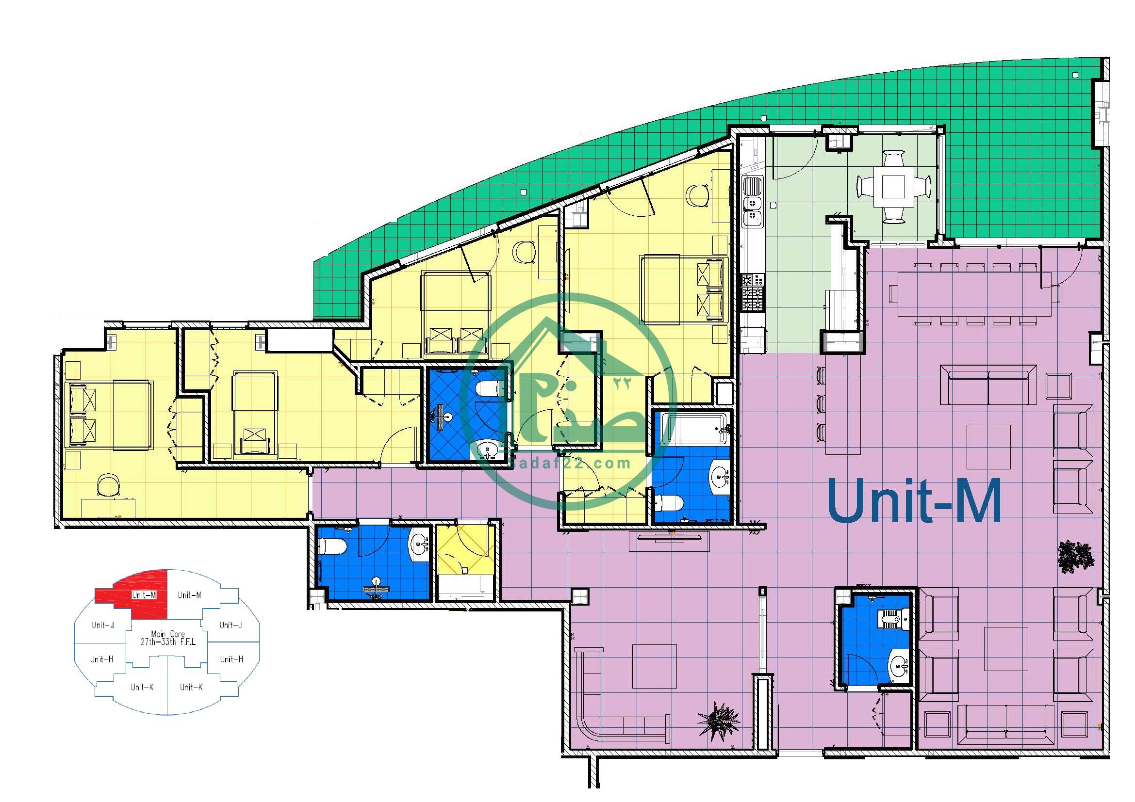 پلان چیدمان پروژه نارنج8-نپاسازه