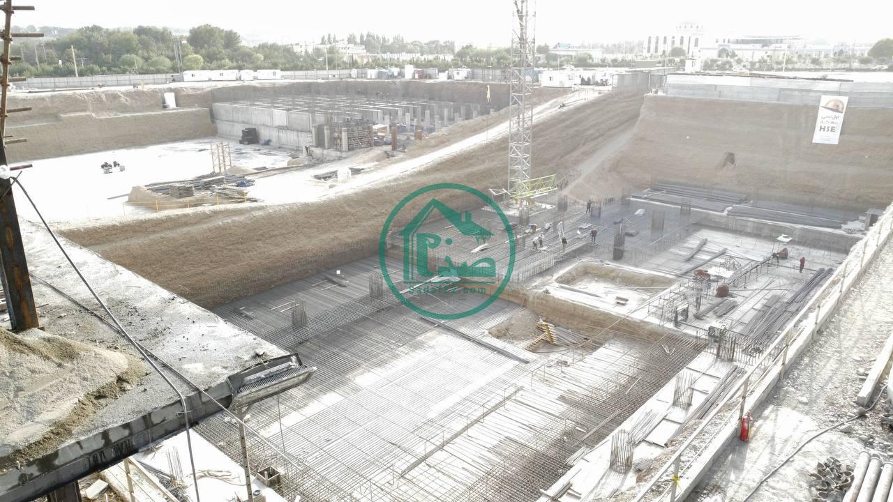 عملیات فنداسیون پروژه امپریال پالاس-تابستان 1403