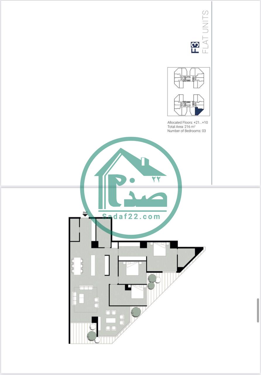 نقشه واحدهای پروژه چهاردخت لوتوس دریاچه