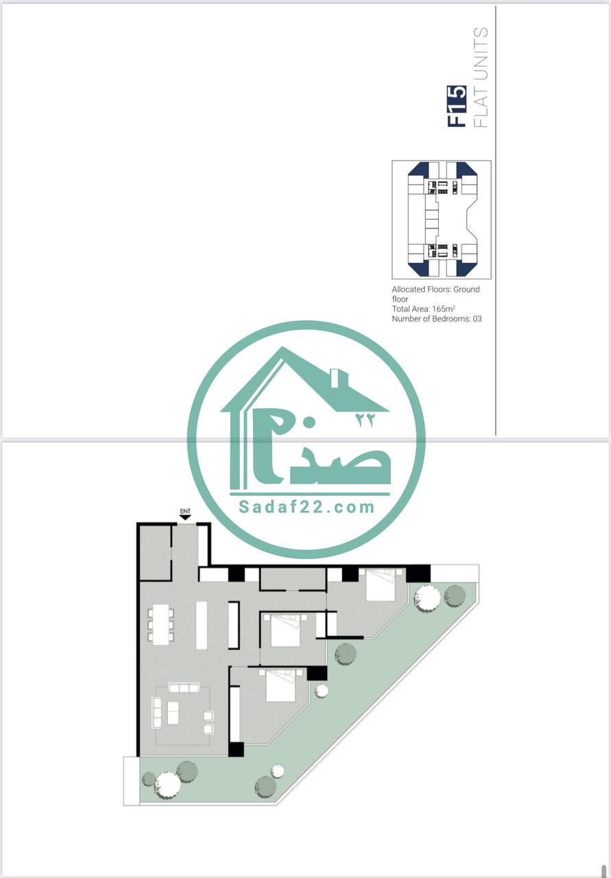 نقشه واحدهای پروژه چهاردخت لوتوس دریاچه