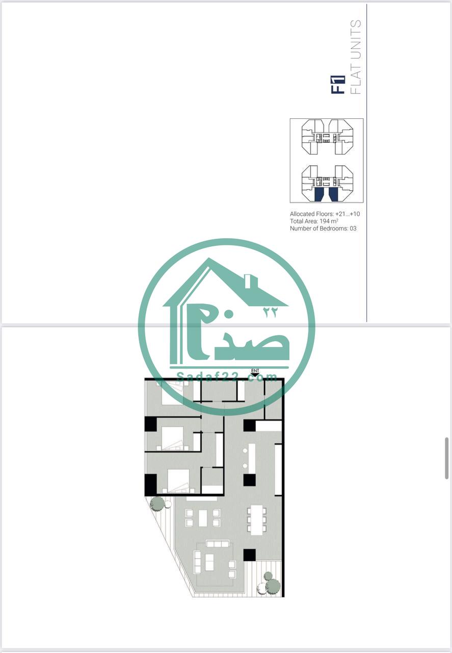 نقشه واحدهای پروژه چهاردخت لوتوس دریاچه