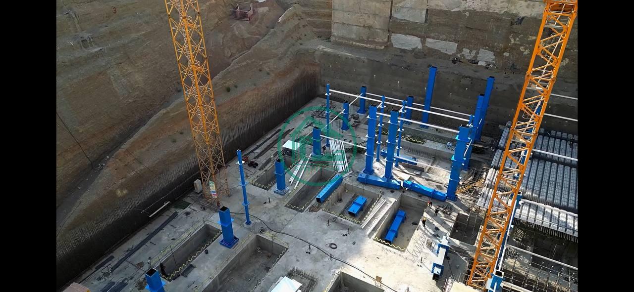 اسکلت طبقات منفی پروژه زاگرس-پاییز 1403