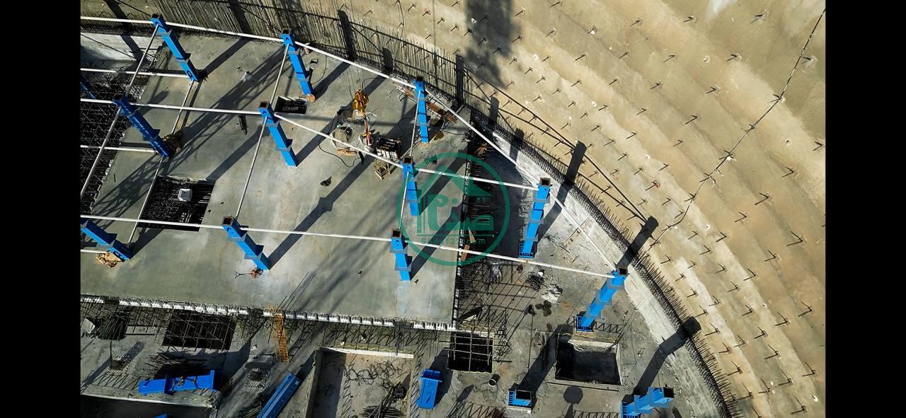 اسکلت طبقات منفی پروژه زاگرس-پاییز 1403