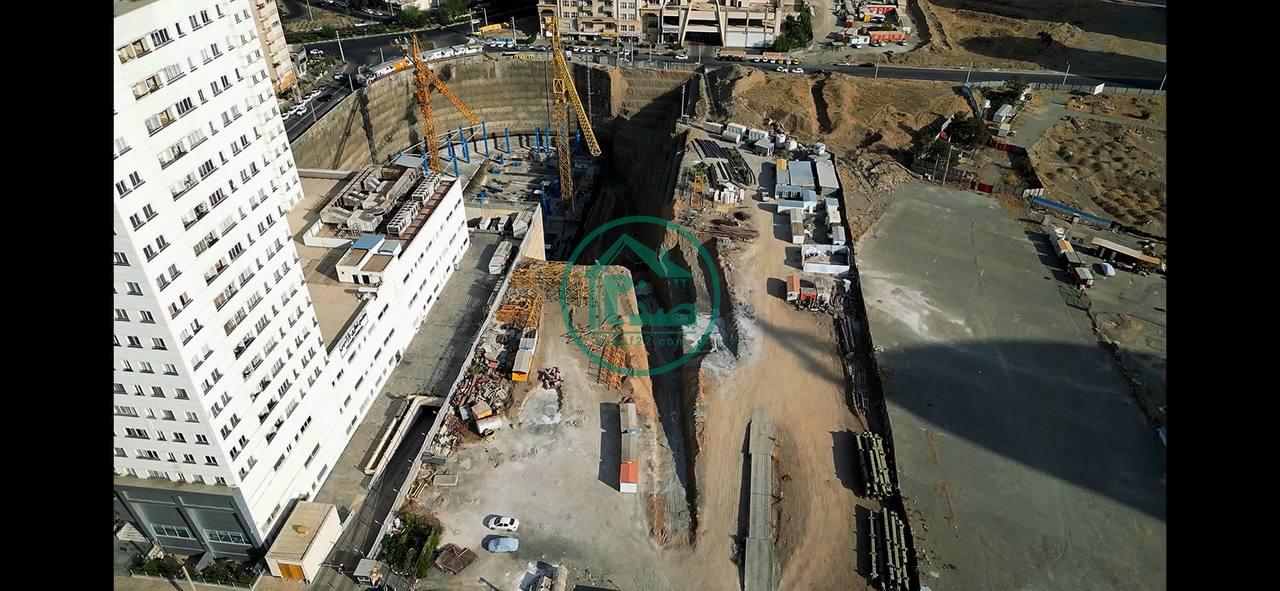 اسکلت طبقات منفی پروژه زاگرس-پاییز 1403