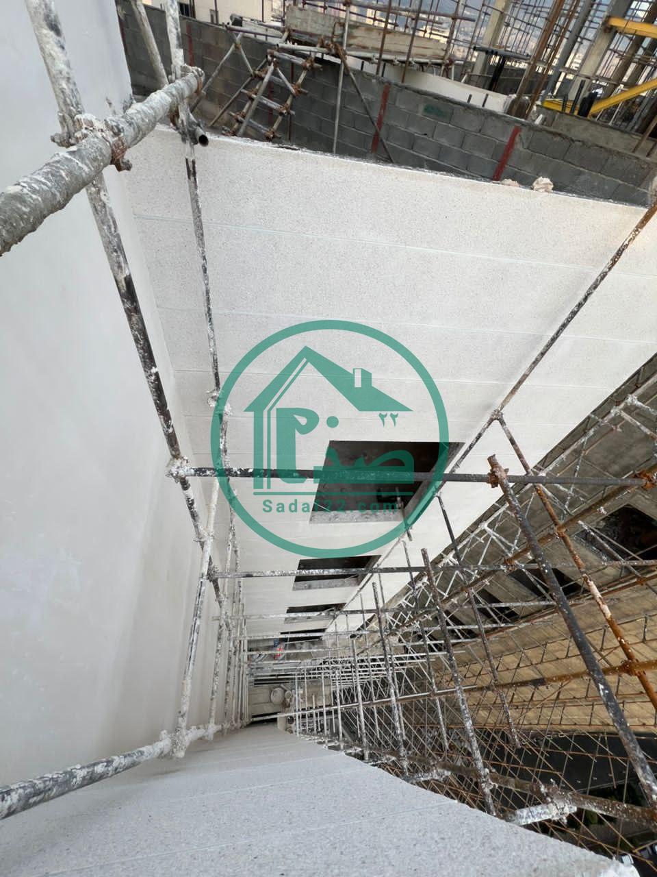 انجام سفید کاری نما پروژه آفتاب مهتاب نفت-آبان 1403