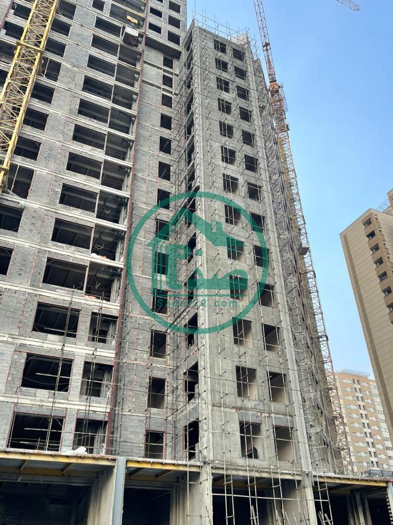 مراحل انجام نما و نازک کاری پروژه آفتاب مهتاب نفت-زمستان 1403