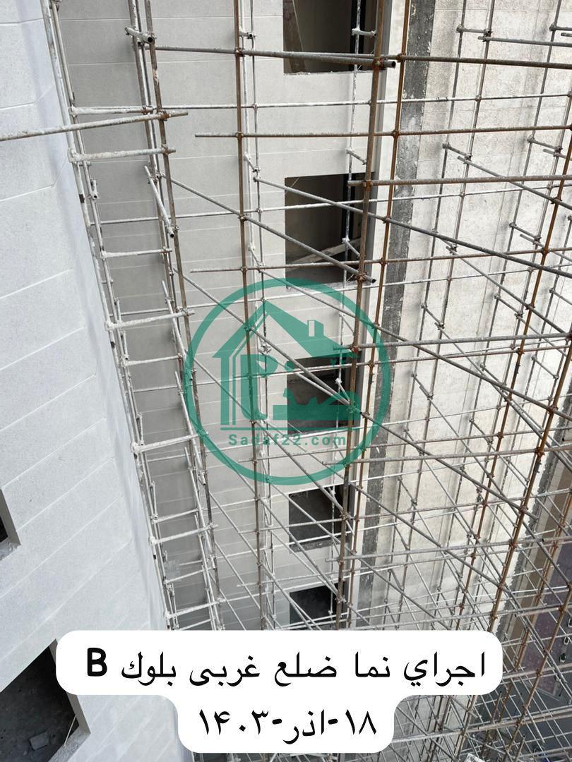 مراحل انجام نما و نازک کاری پروژه آفتاب مهتاب نفت-زمستان 1403