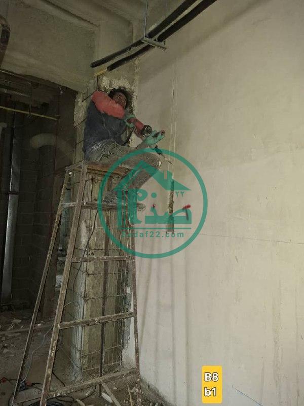 مراحل انجام نما و نازک کاری پروژه آفتاب مهتاب نفت-زمستان 1403