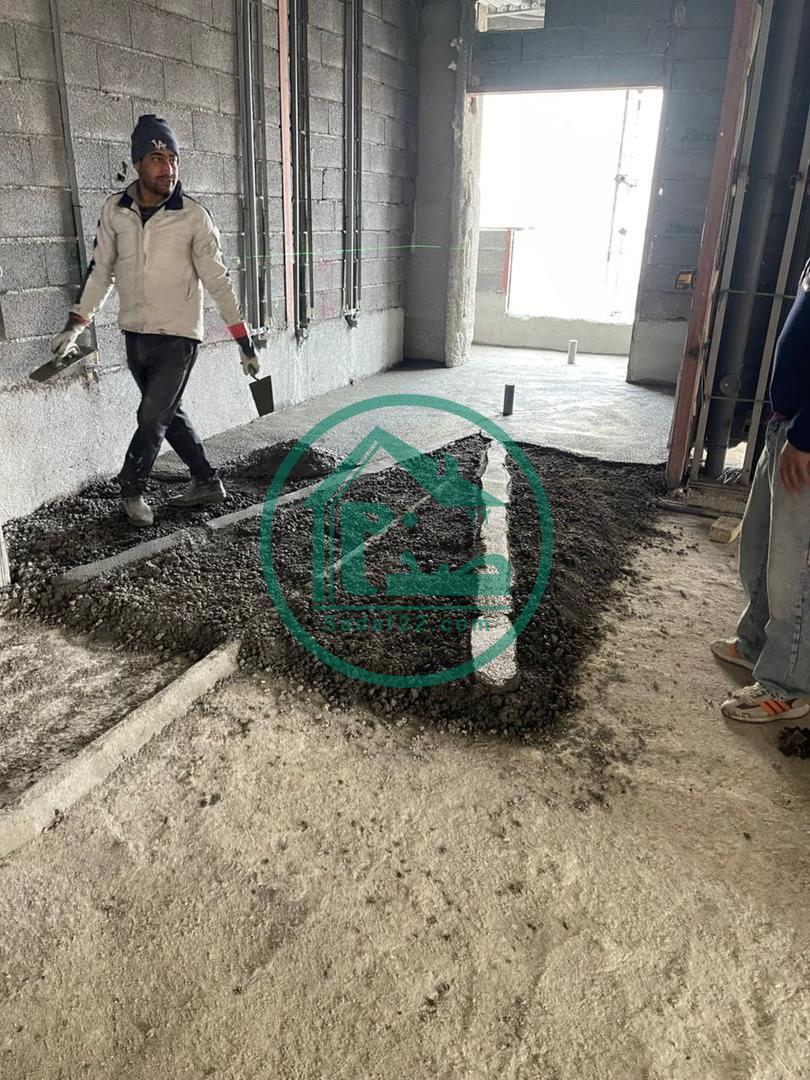 مراحل انجام نما و نازک کاری پروژه آفتاب مهتاب نفت-زمستان 1403