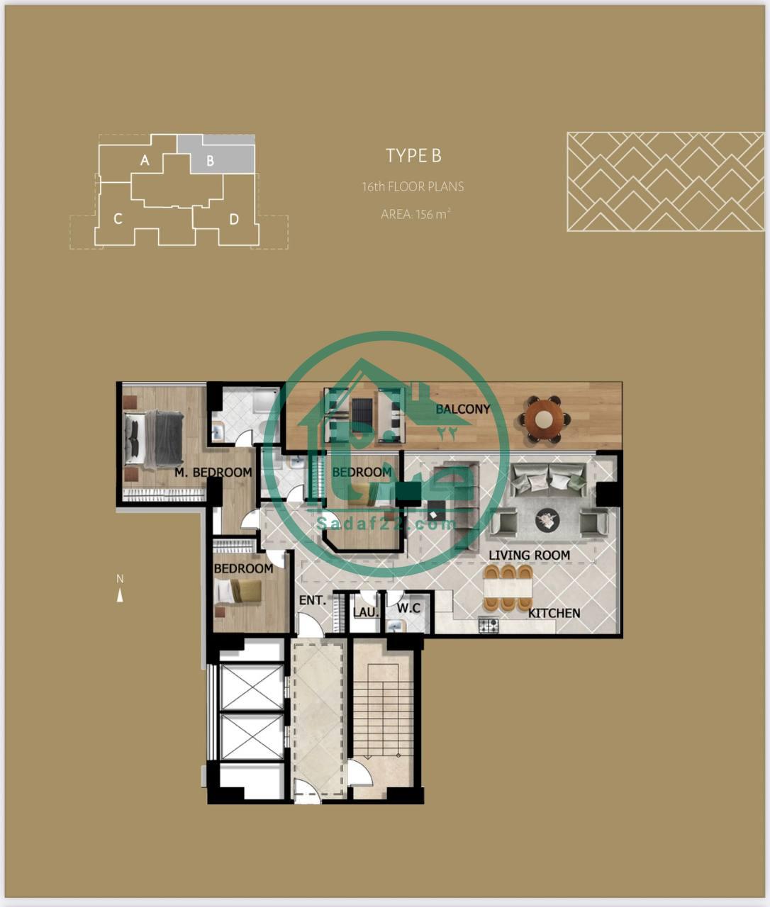 پلان جدید واحدهای پروژه امپریال پالاس کوهک