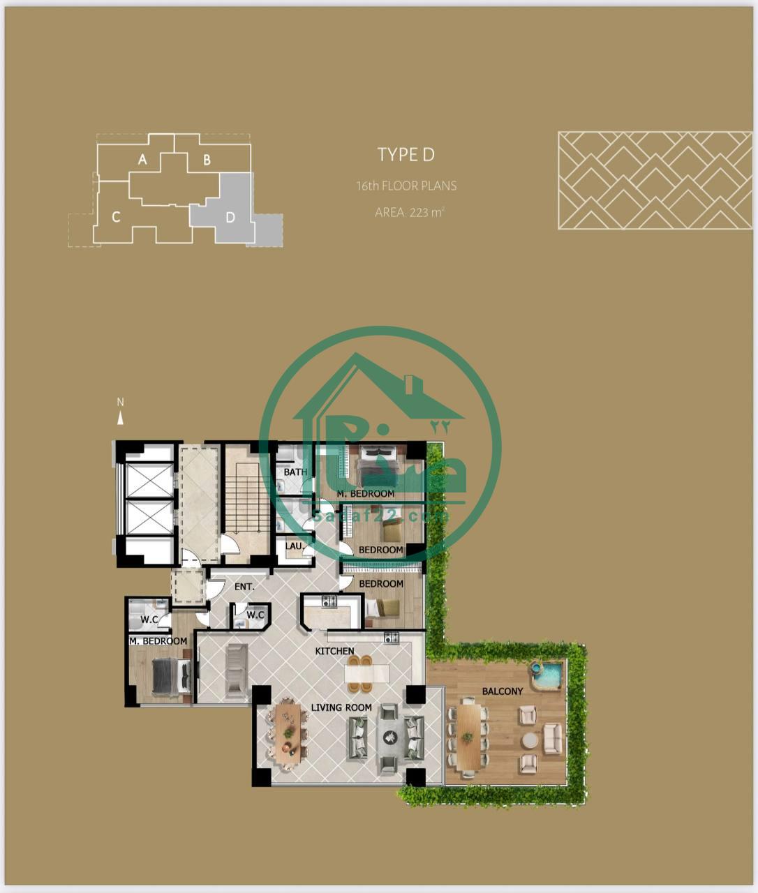 پلان جدید واحدهای پروژه امپریال پالاس کوهک