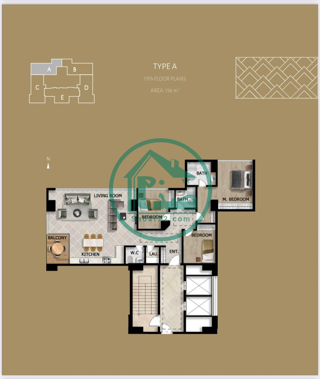 پلان جدید واحدهای پروژه امپریال پالاس کوهک
