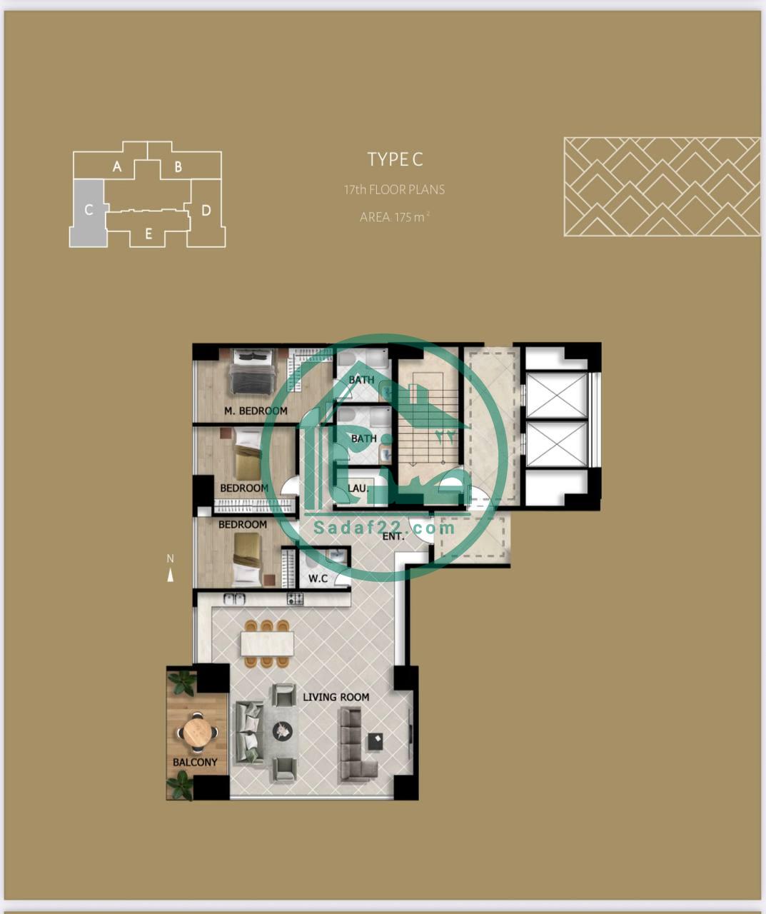 پلان جدید واحدهای پروژه امپریال پالاس کوهک