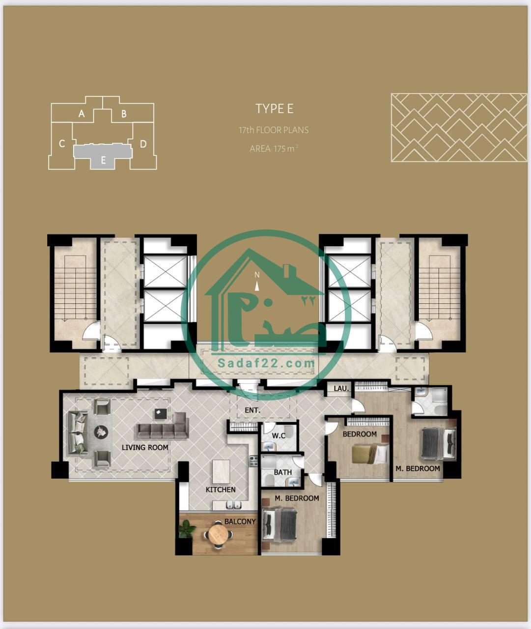 پلان جدید واحدهای پروژه امپریال پالاس کوهک