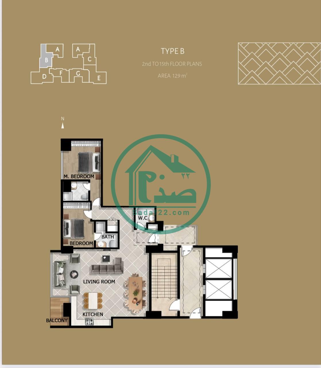 پلان جدید واحدهای پروژه امپریال پالاس کوهک