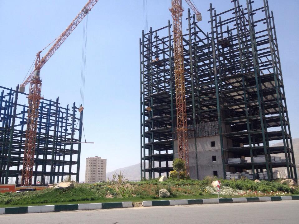 عکس های اجرای اسکلت پروژه امام حسن ستاد مشترک