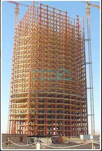 اسکلت برج نیرو زمینی شهرک چیتگر